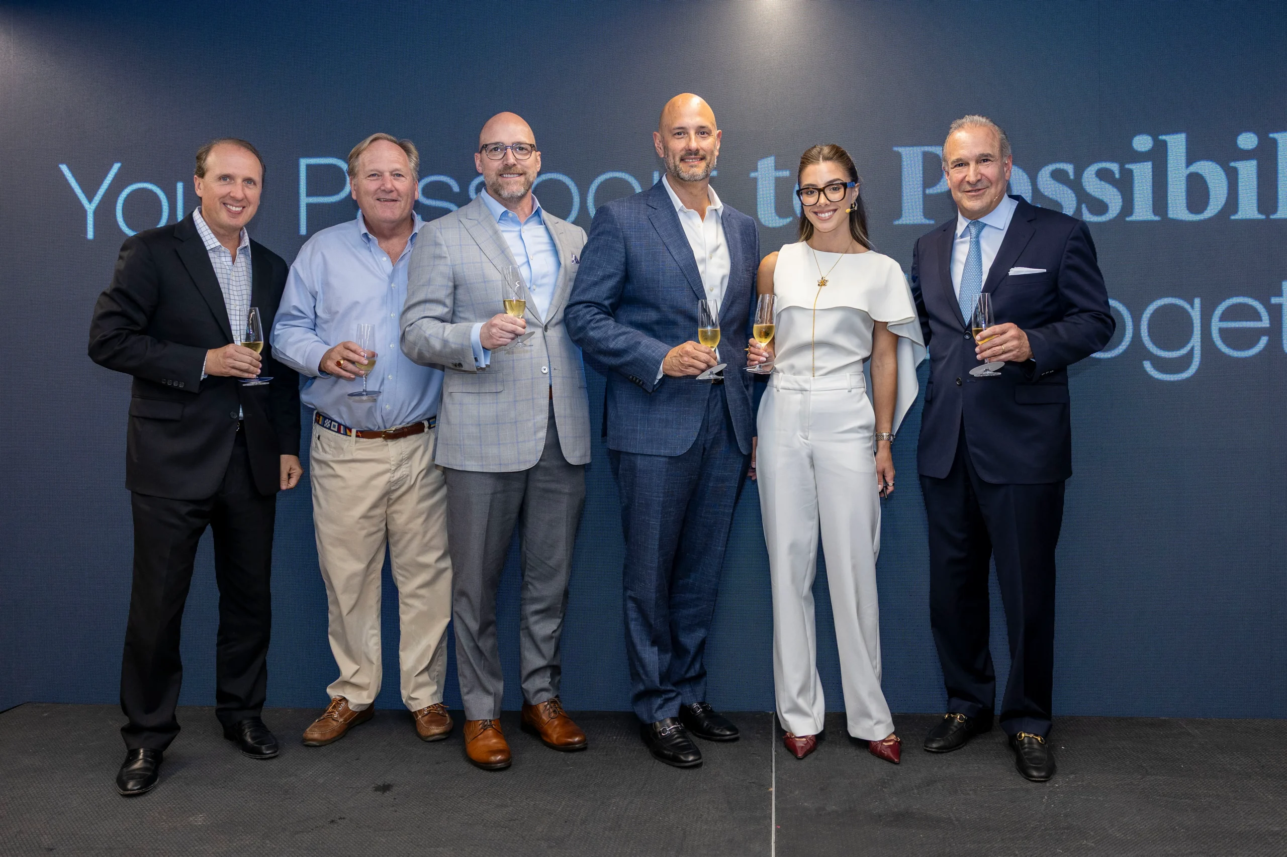 Insigneo team celebrate the launch of the new brand