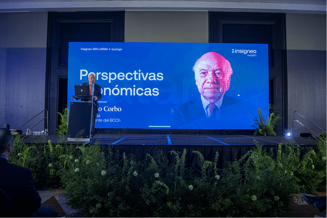 Presentación de Vittorio Corbo en Insigneo 360 LATAM en Santiago