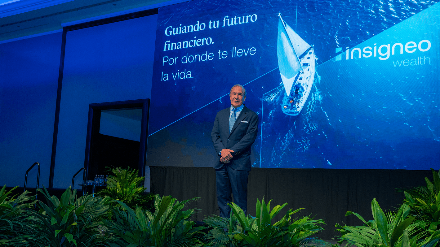 Raúl Henríquez during the Insigneo 360 LATAM event in Lima